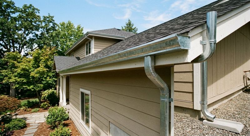 Galvanized Gutter Installation project example